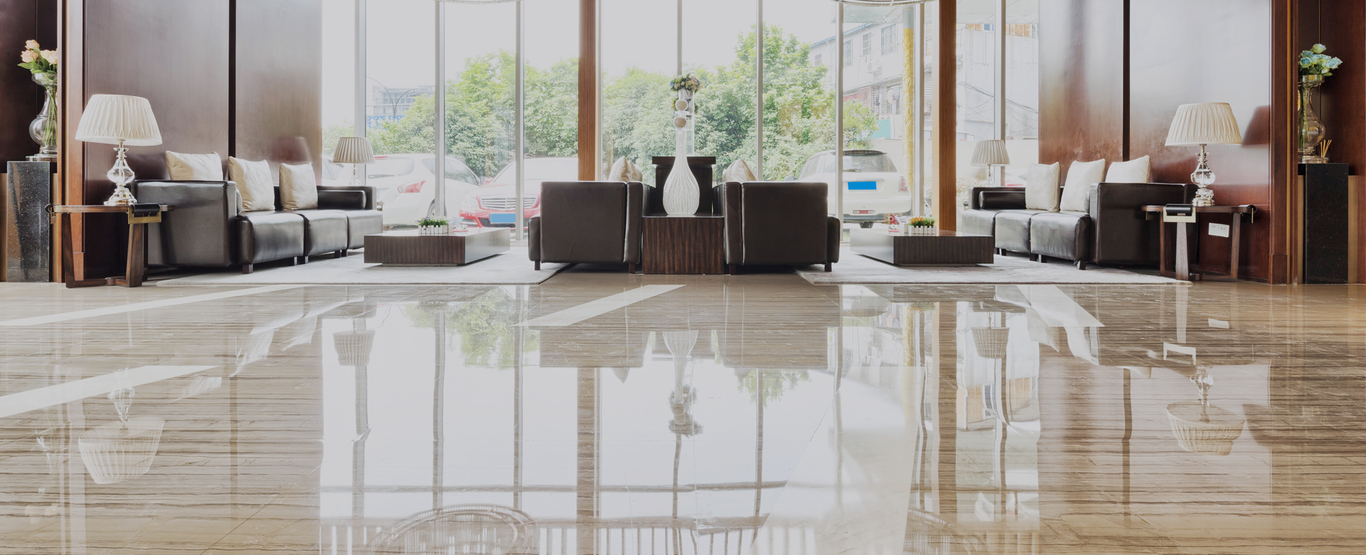 Polished Marble Floor